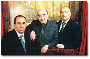 AMEA-nın müxbir üzvü Vaqif Abbasov, professor Abbas Çayxorski və professor Telman Ağadamski