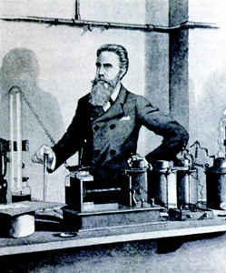 Rentgen laboratoriyada (1901-ci il)