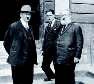 A.İoffe, P.Kapitsa, A.Krılov - 1922-ci il. Fransa